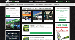 Desktop Screenshot of foodtruckrental.com